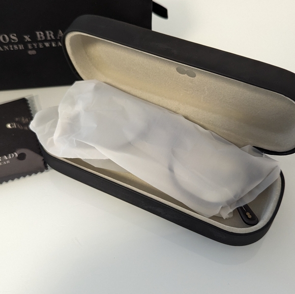 HERMOSA Christopher Cloos x Tom Brady Blue Light Glasses, Grey Tonic, No Bar NIB - Picture 7 of 9